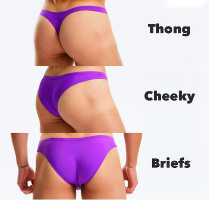 Electro Purple Cheeky Bikini