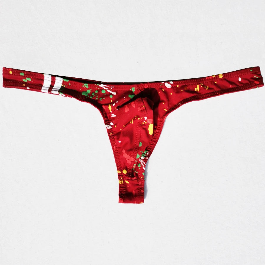 4 Pack Splatter Breathable Thong