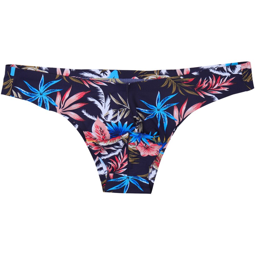 4 Pack Silky Graphic Seamless Bikini Briefs