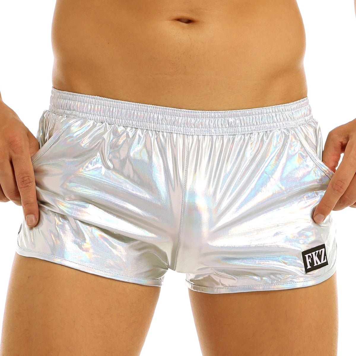 4" Inseam Metallic Shorts