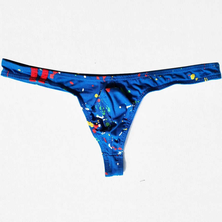 4 Pack Splatter Breathable Thong
