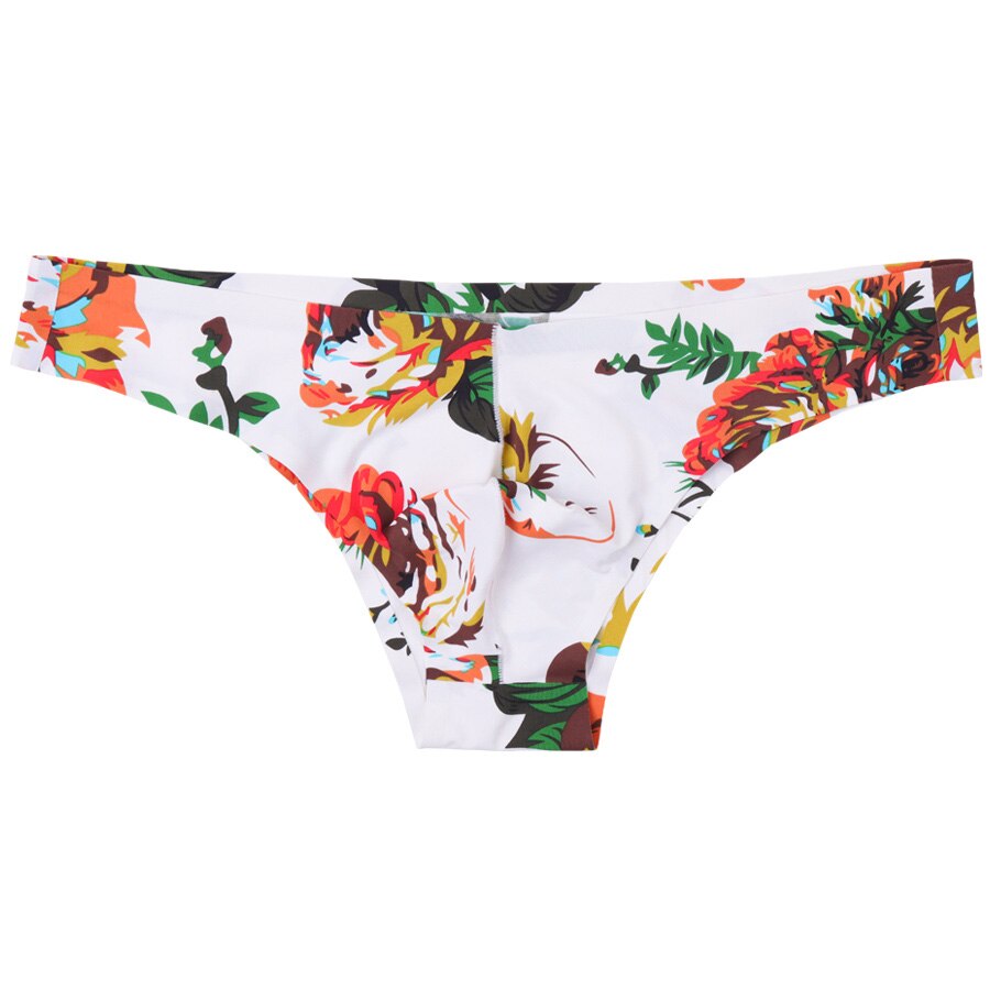 4 Pack Silky Graphic Seamless Bikini Briefs