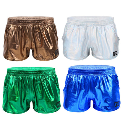 4" Inseam Metallic Shorts