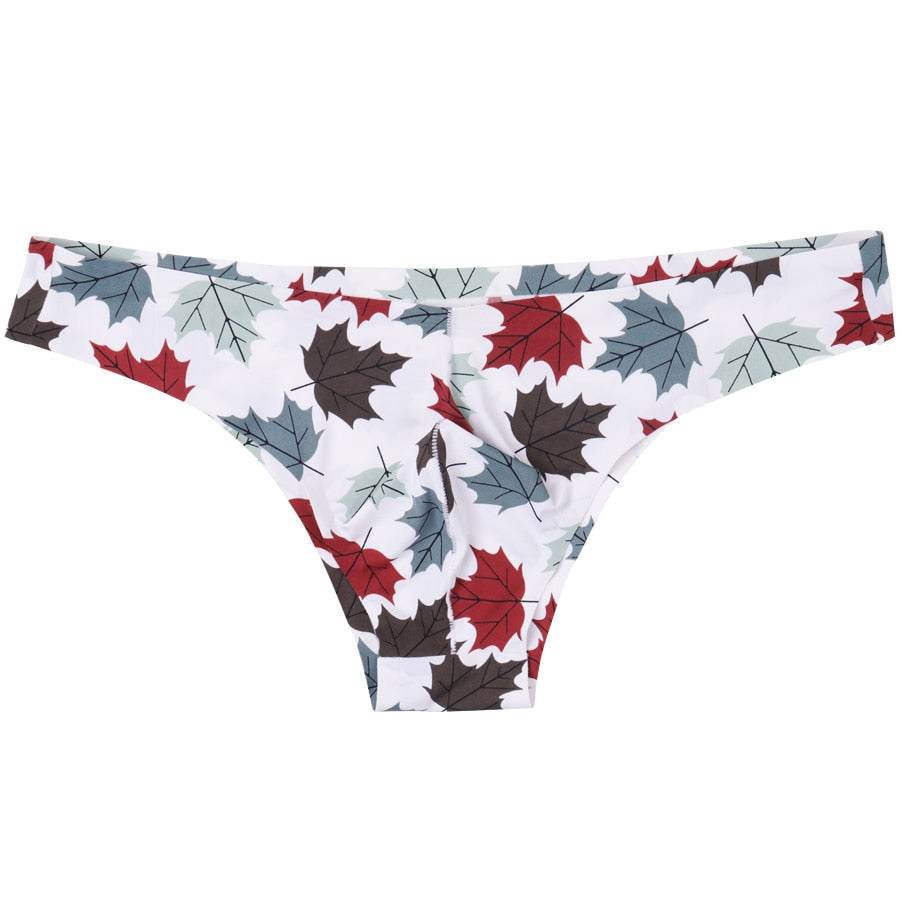 4 Pack Silky Graphic Seamless Bikini Briefs
