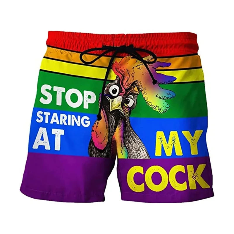 Stop Staring at My Cock Swim Trunks