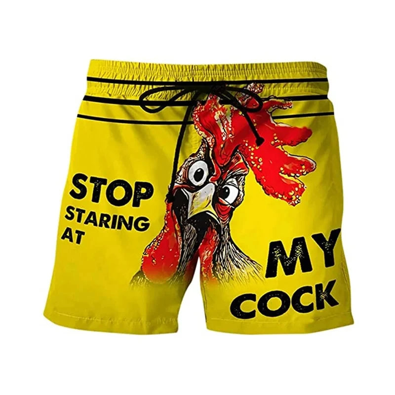 Stop Staring at My Cock Swim Trunks
