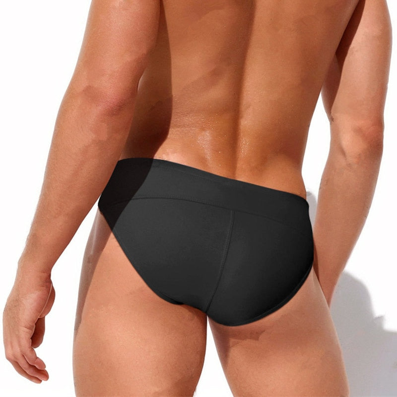 Side lace-up swim briefs