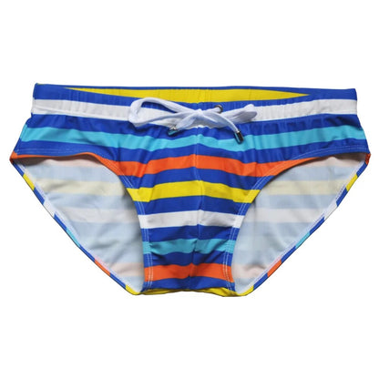 Bold Striped Swim Briefs