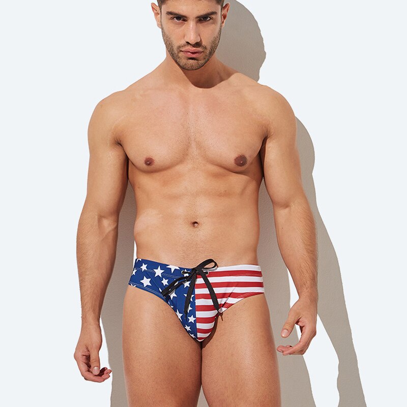 Patriotic Swim Briefs