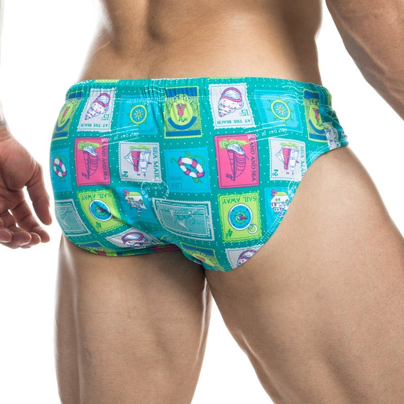 Postage Stamps Swim Briefs