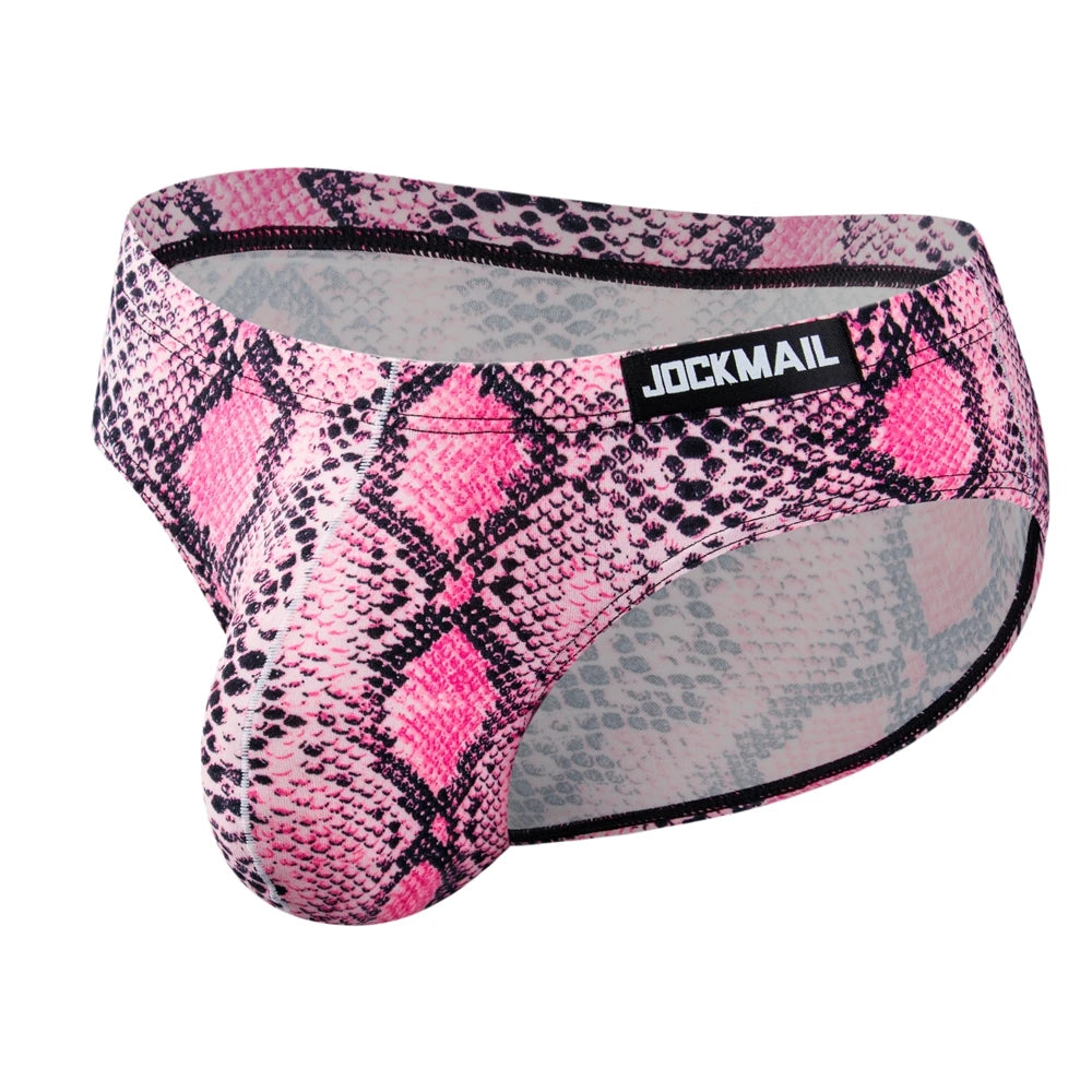 4 Pack Jockmail Leopard Print Briefs