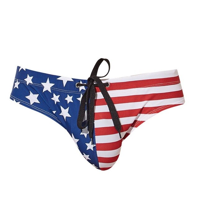 Patriotic Swim Briefs