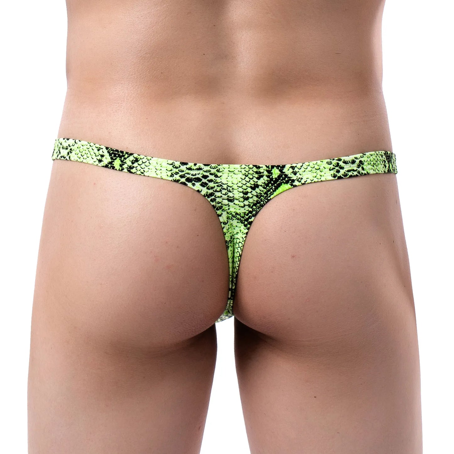 Neon Leopard/Snake Thong