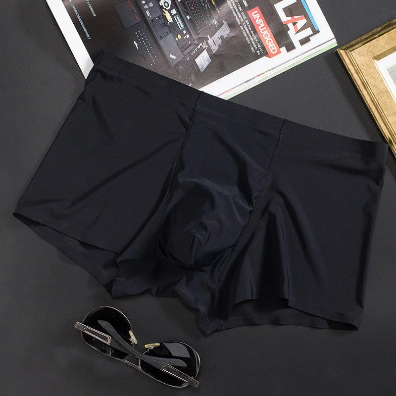 Grape Seamless Ice Silk Trunks