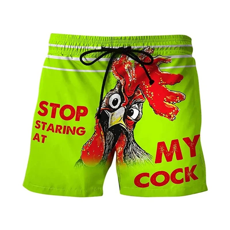 Stop Staring at My Cock Swim Trunks