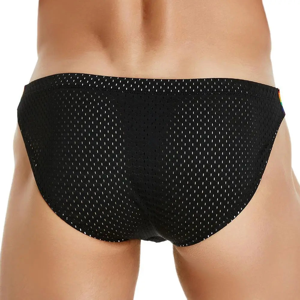 Mesh Rainbow Waistband Briefs