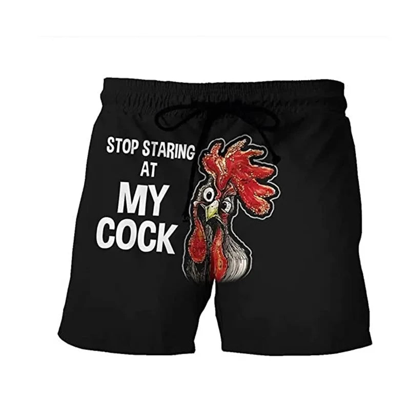 Stop Staring at My Cock Swim Trunks