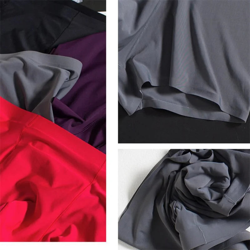 Grape Seamless Ice Silk Trunks