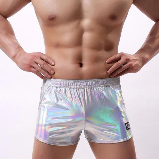 4" Inseam Metallic Shorts