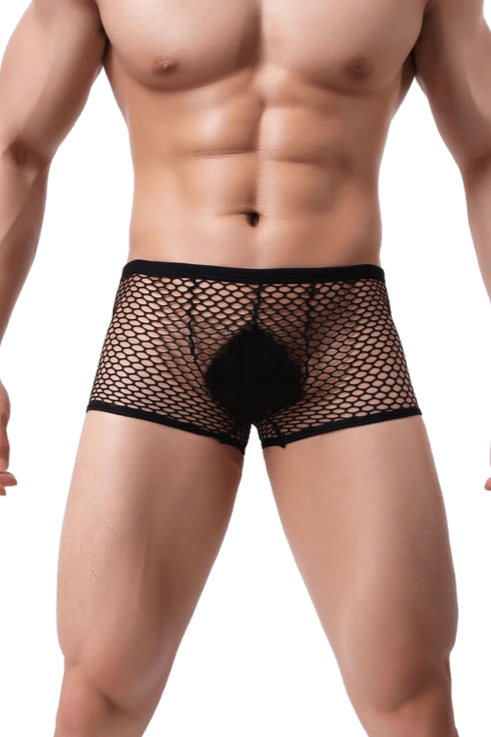 Show It Low-Rise Mesh Trunks