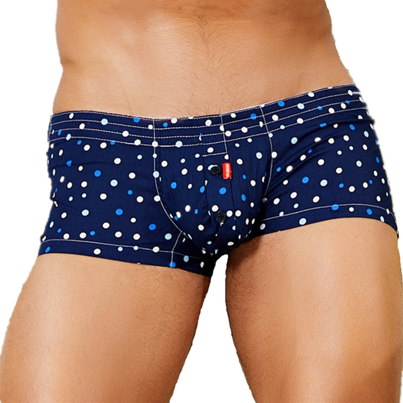 polka dot men's boxers