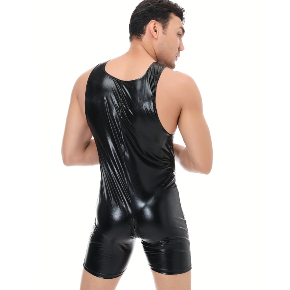 Spandex Overalls Bodysuit