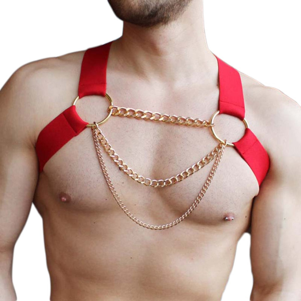 Chain Chest Bondage Harness