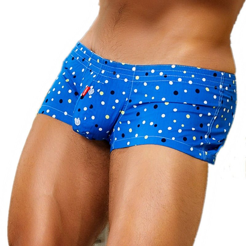 polka dot men's boxers