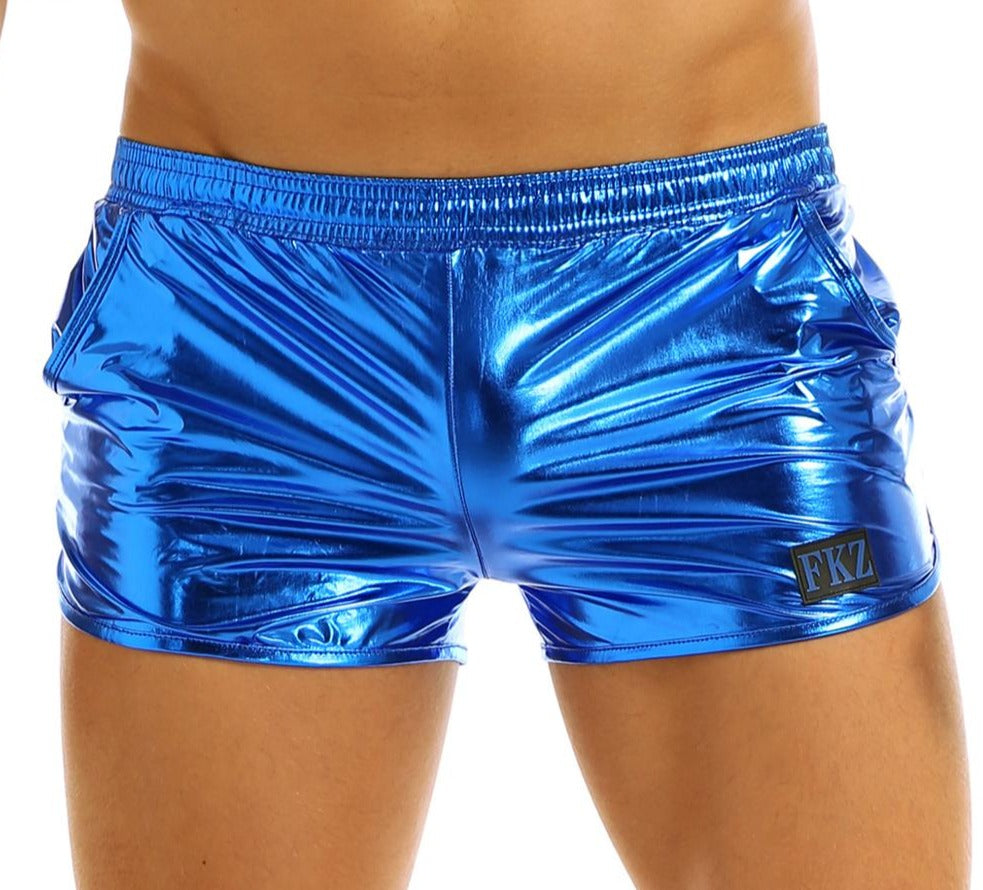 4" Inseam Metallic Shorts