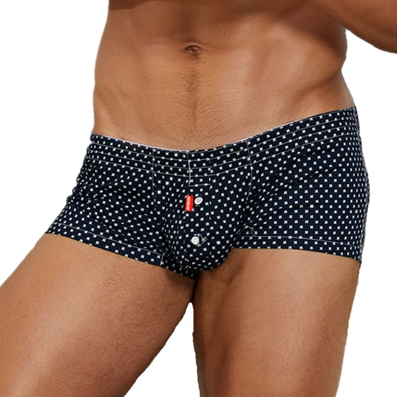 polka dot men's boxers