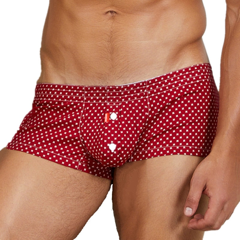 polka dot men's boxers