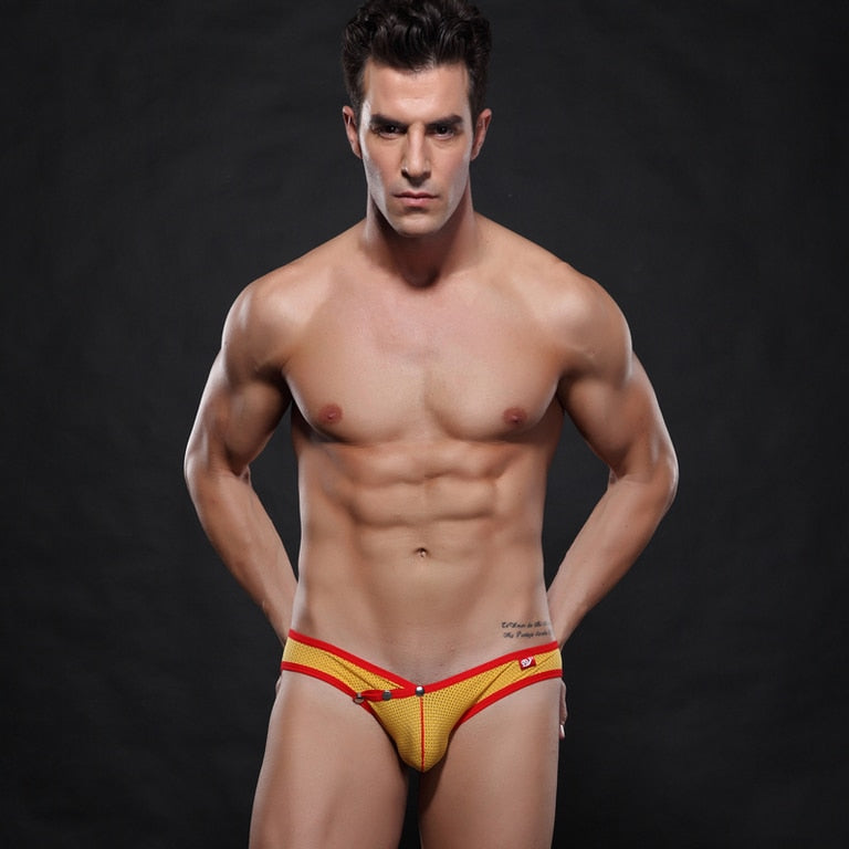 V Shape Mesh Low Rise Briefs