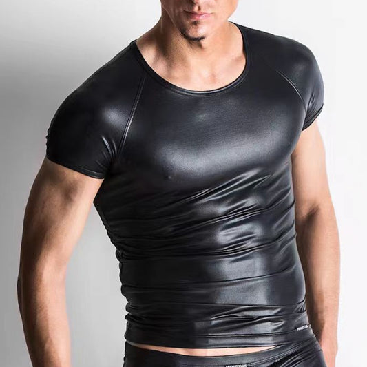 Faux Leather T-shirts