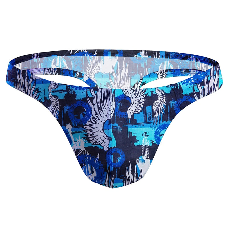 Euro Patch Print Thong