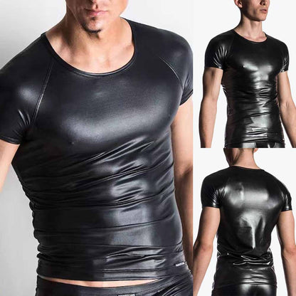 Leather t-shirts trendy undies