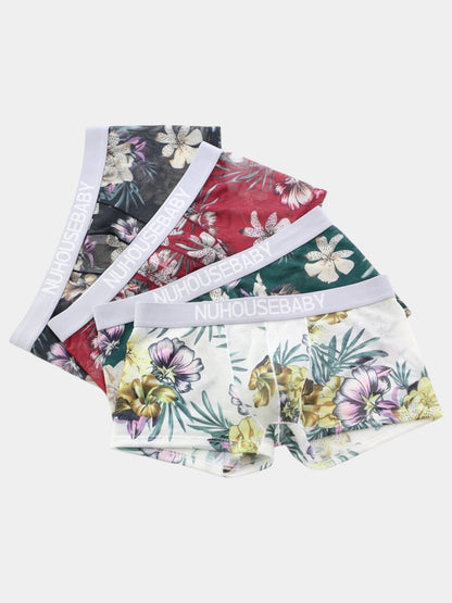 4 Pack Floral Sheer Trunks