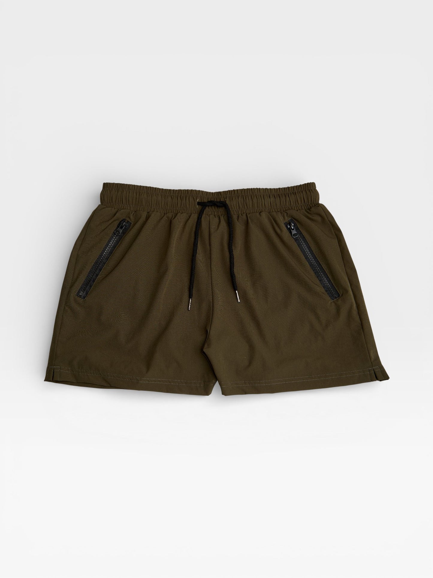 5" Quick Dry Men's Army Green Shorts
