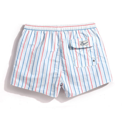 Pin Stripe Swim Trunks