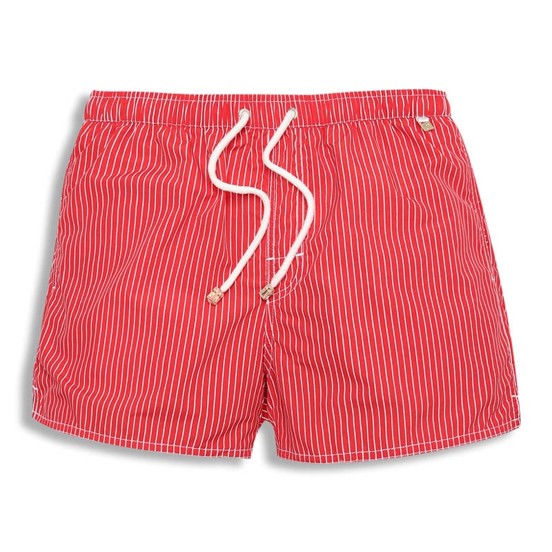 Pin Stripe Swim Trunks