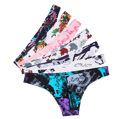 4 Pack Silky Graphic Bikini Briefs