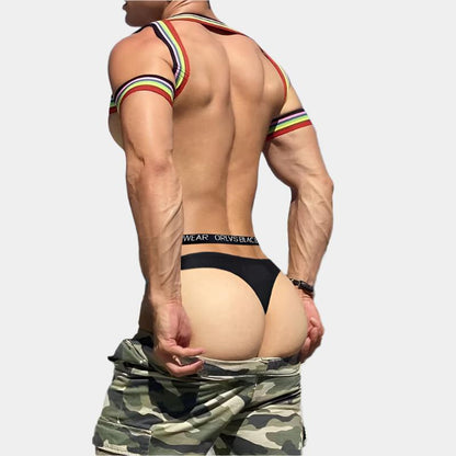 High Hip Waist Strap Thong