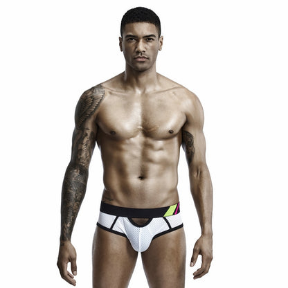 Hollow Front & Back Men's Mesh Briefs