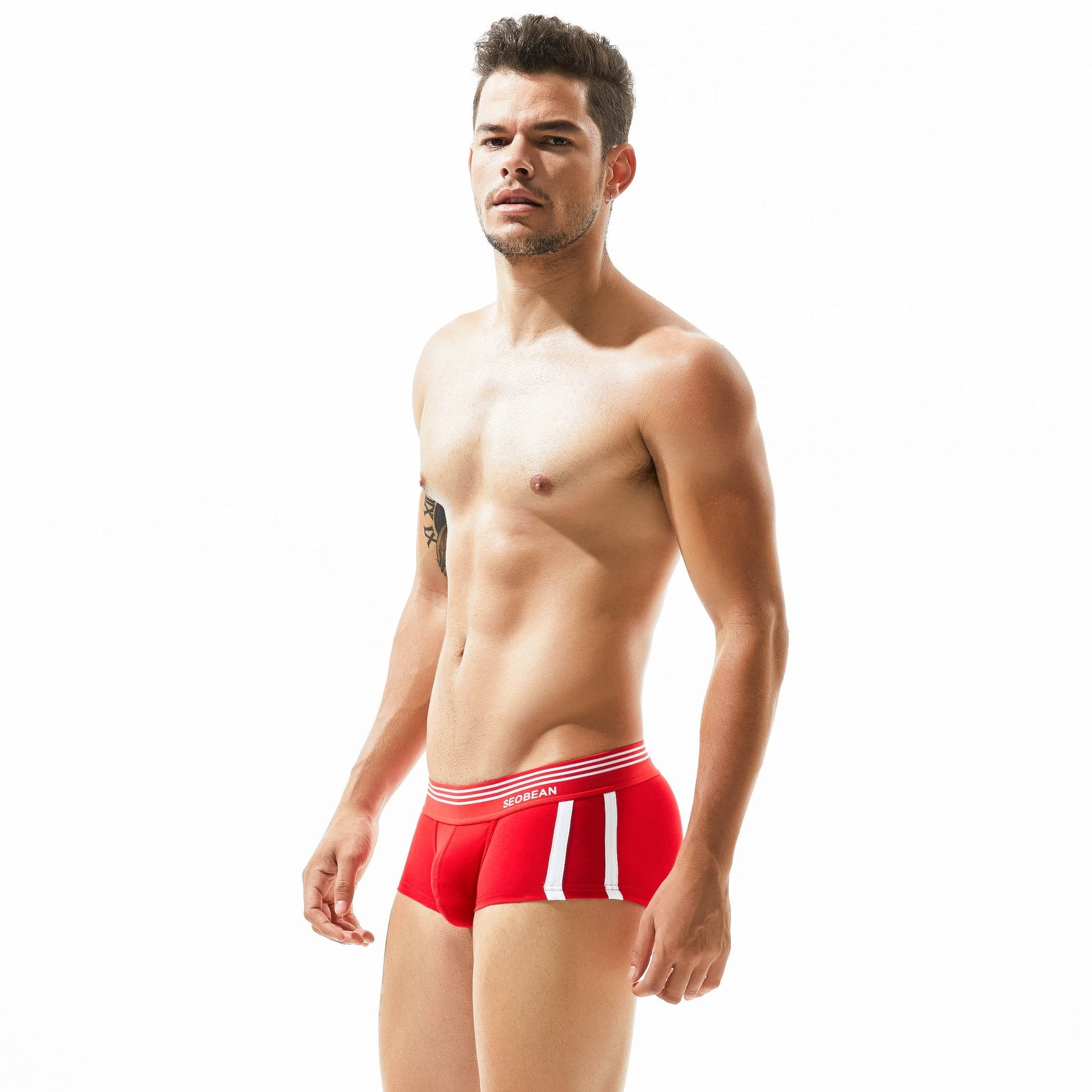 men's underwear with lifting u pouch trunks