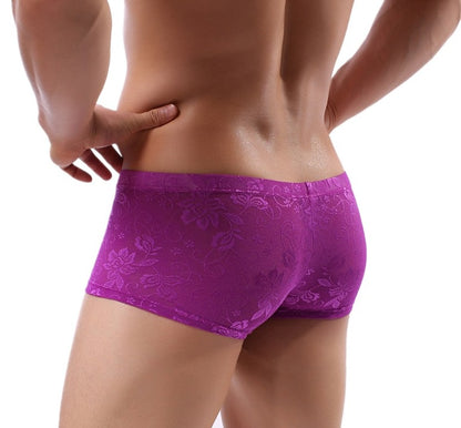 Elegant Lace Boxer Briefs