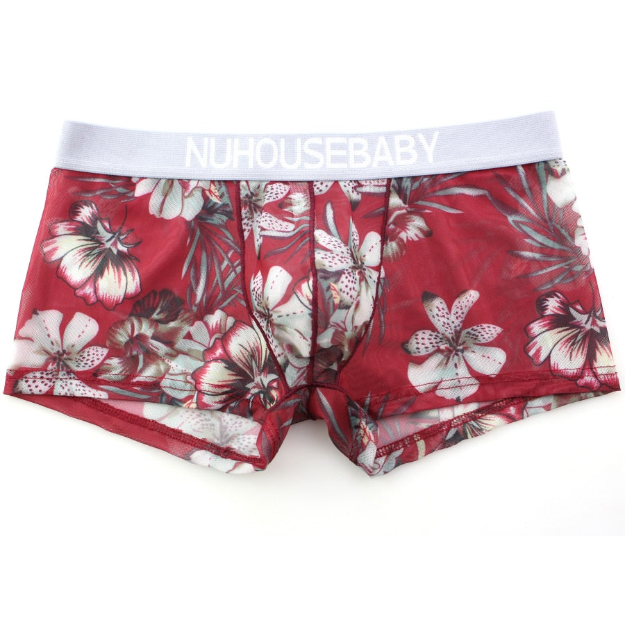 4 Pack Floral Sheer Trunks