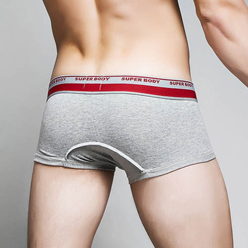 laced boxer briefs with pouch for men