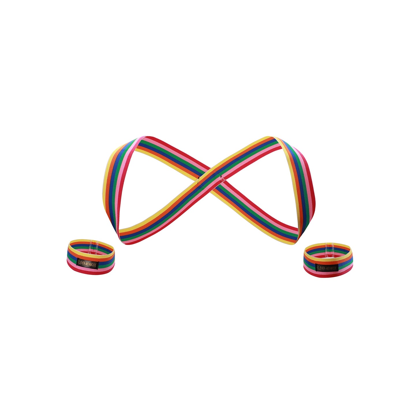 rainbow strap harness