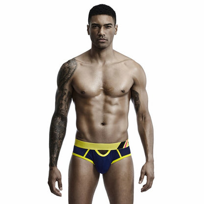 Hollow Front & Back Men's Mesh Briefs