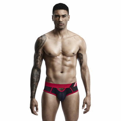 Hollow Front & Back Men's Mesh Briefs