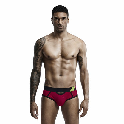 Hollow Front & Back Men's Mesh Briefs